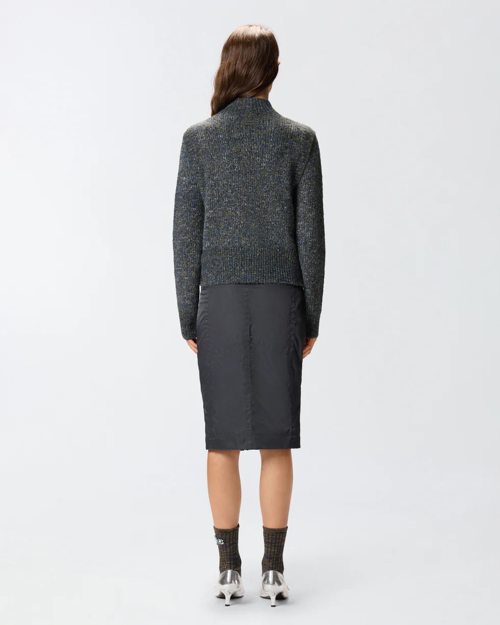 Pinko Maglione con trecce e ricamo gioiello