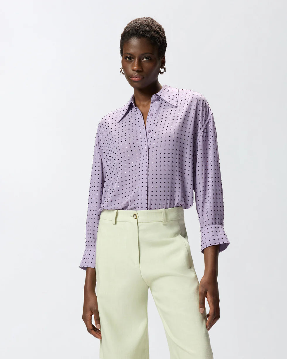 Pinko camicia con strass