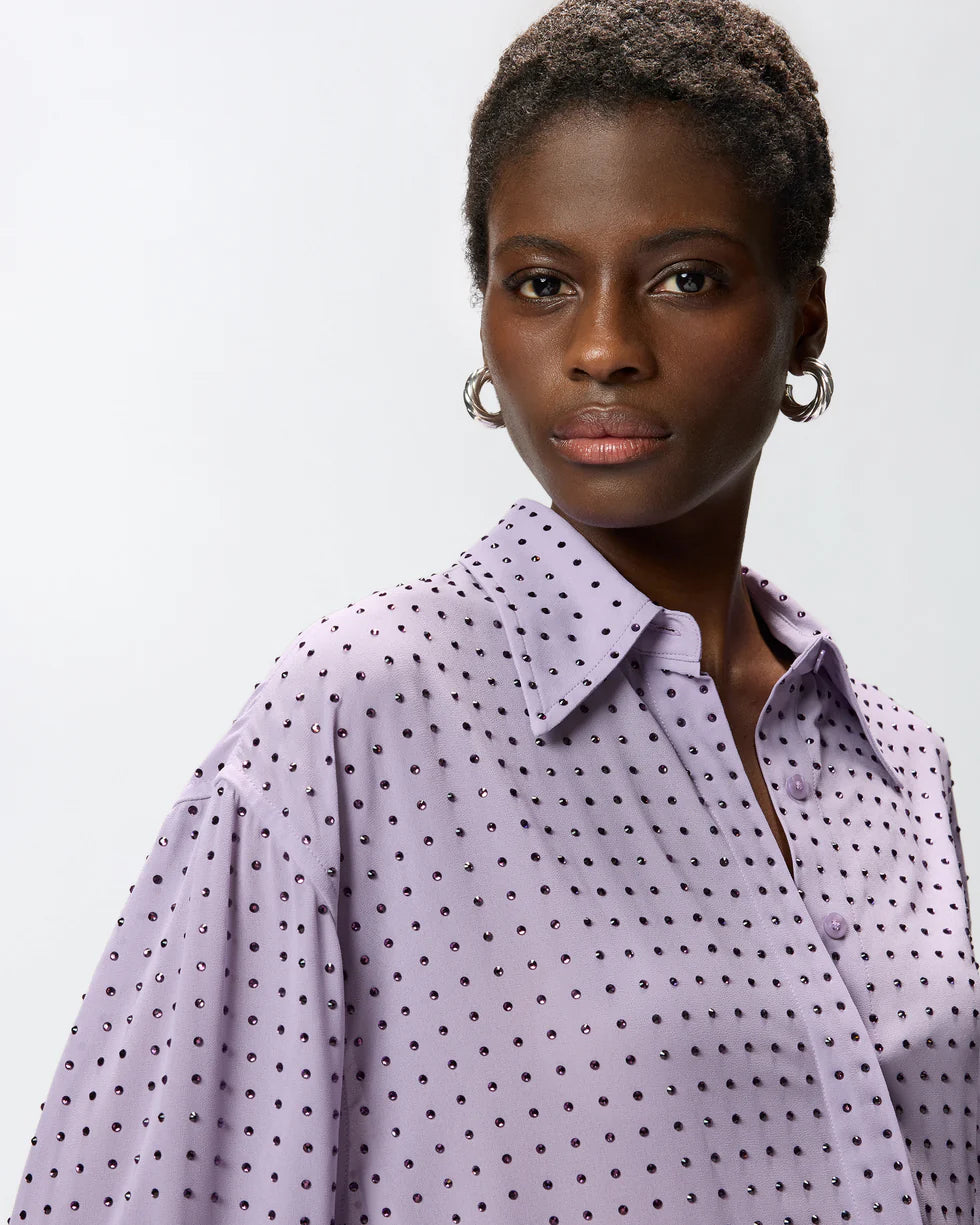 Pinko camicia con strass