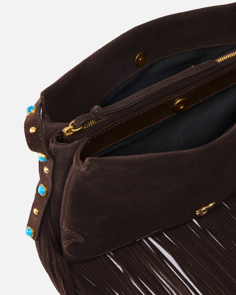 Pinko borsa a tracolla con frange