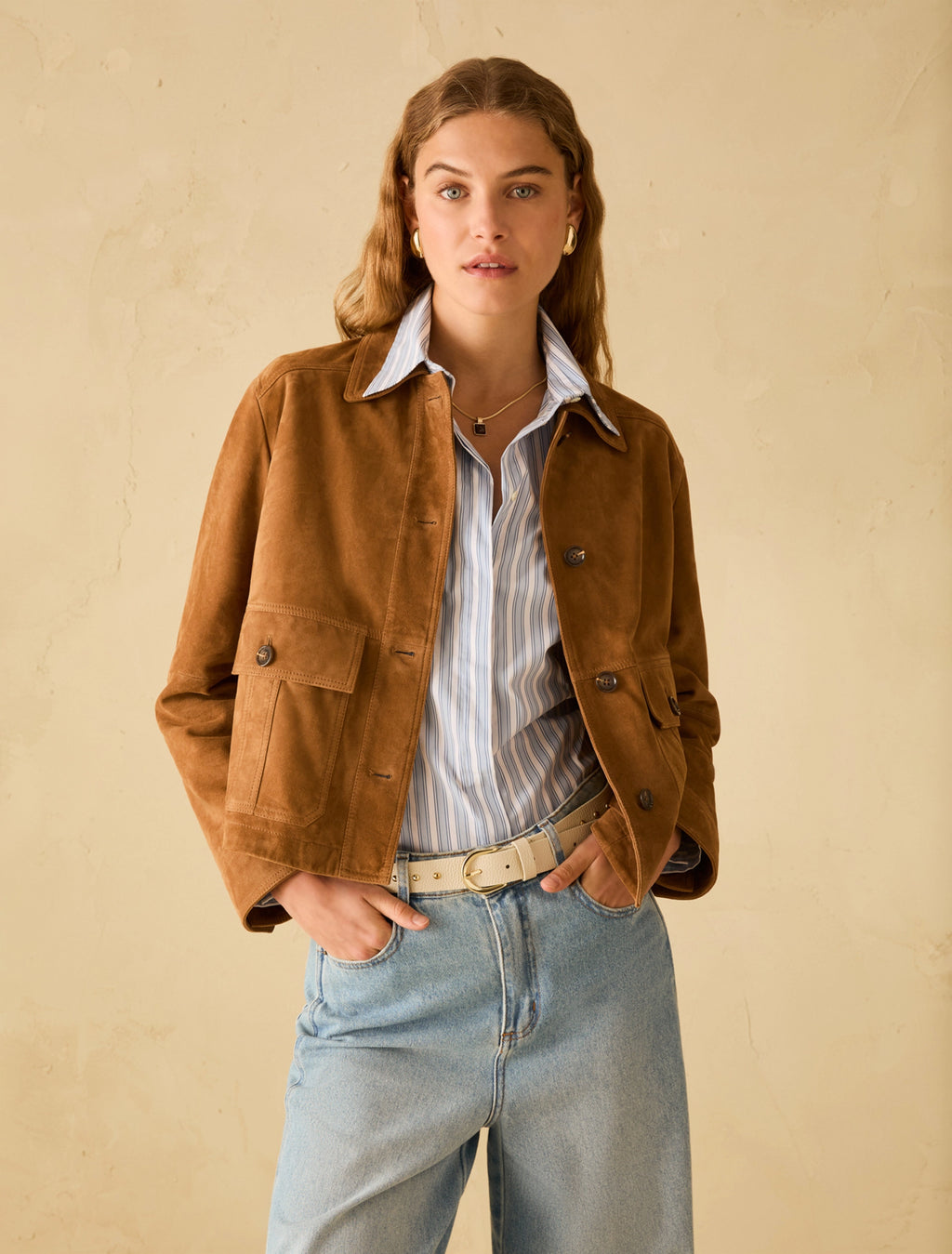 PennyBlack giacca scamosciata