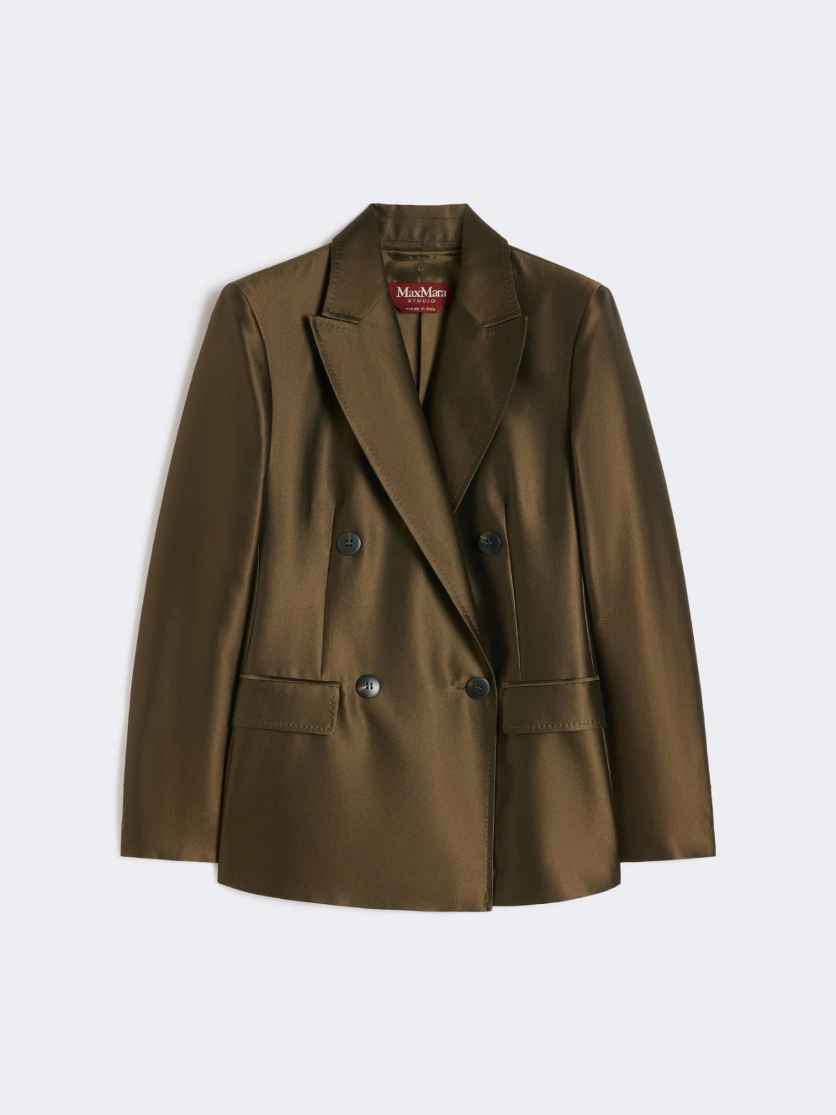 MaxMara Studio Blazer doppiopetto in shantung