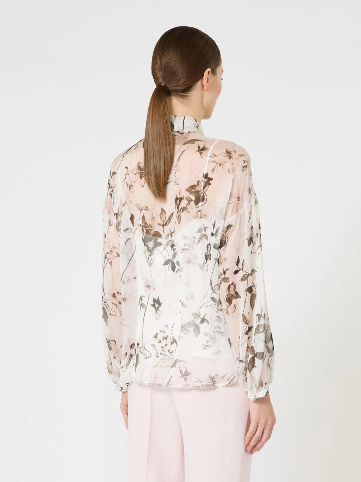 Max Mara Studio blusa in chiffon