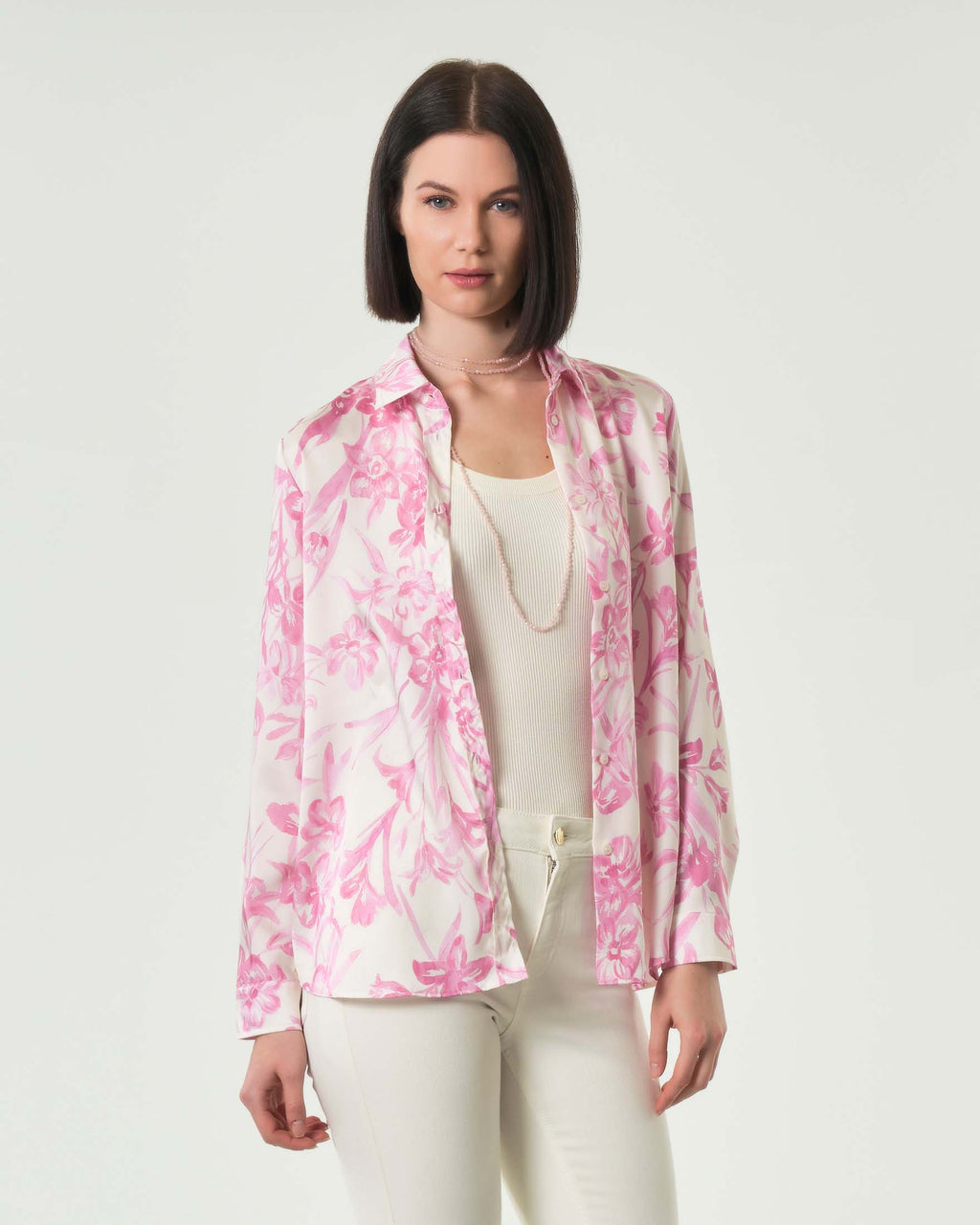 Emme Marella camicia fantasia floreale