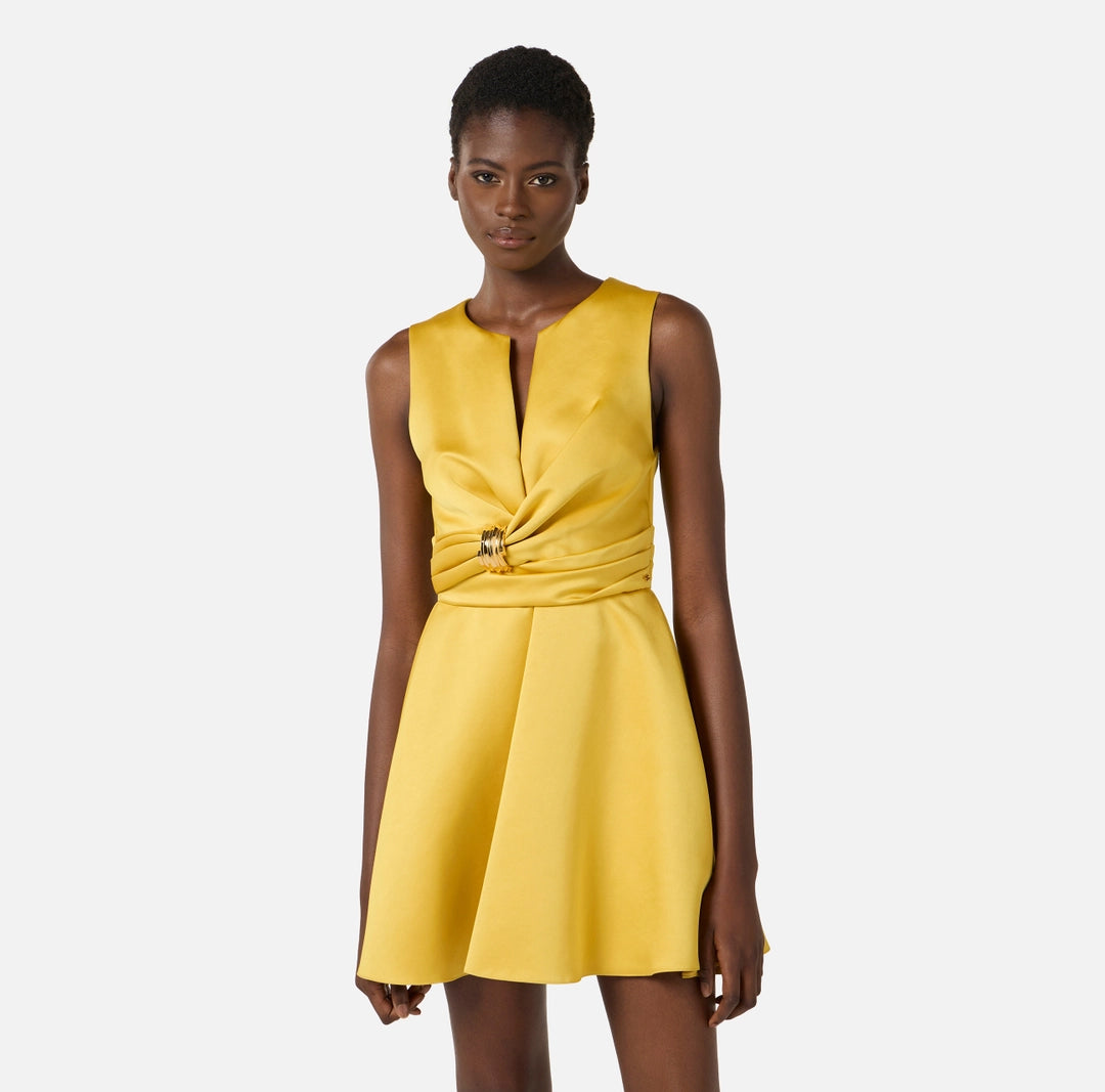 Elisabetta Franchi abito in duchesse