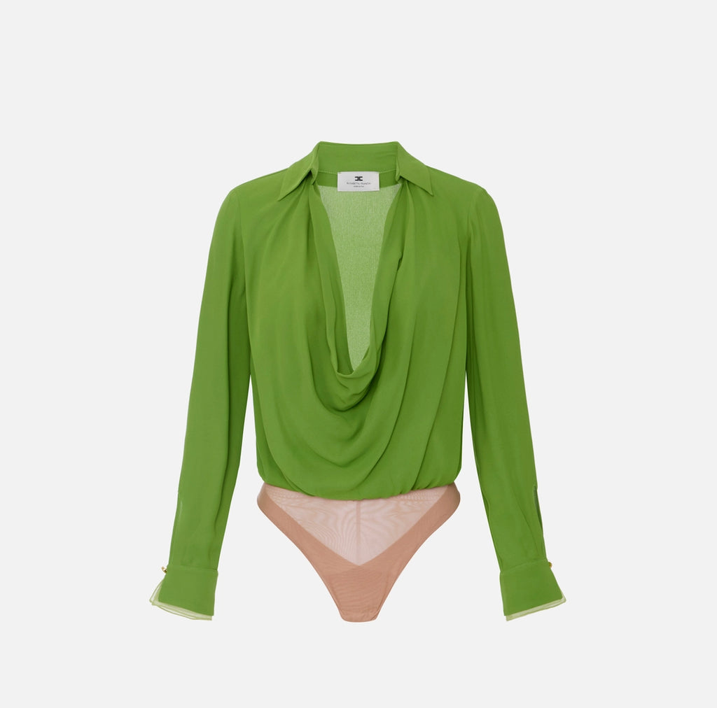 Elisabetta Franchi body in georgette