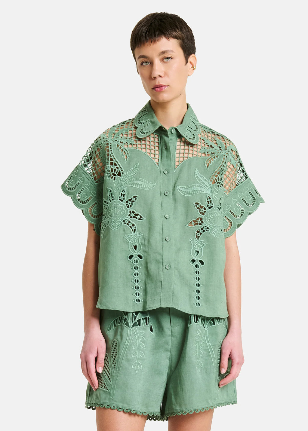 Amosa Camicia trasparenze