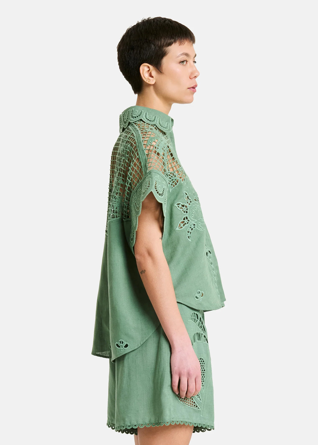 Amosa Camicia trasparenze