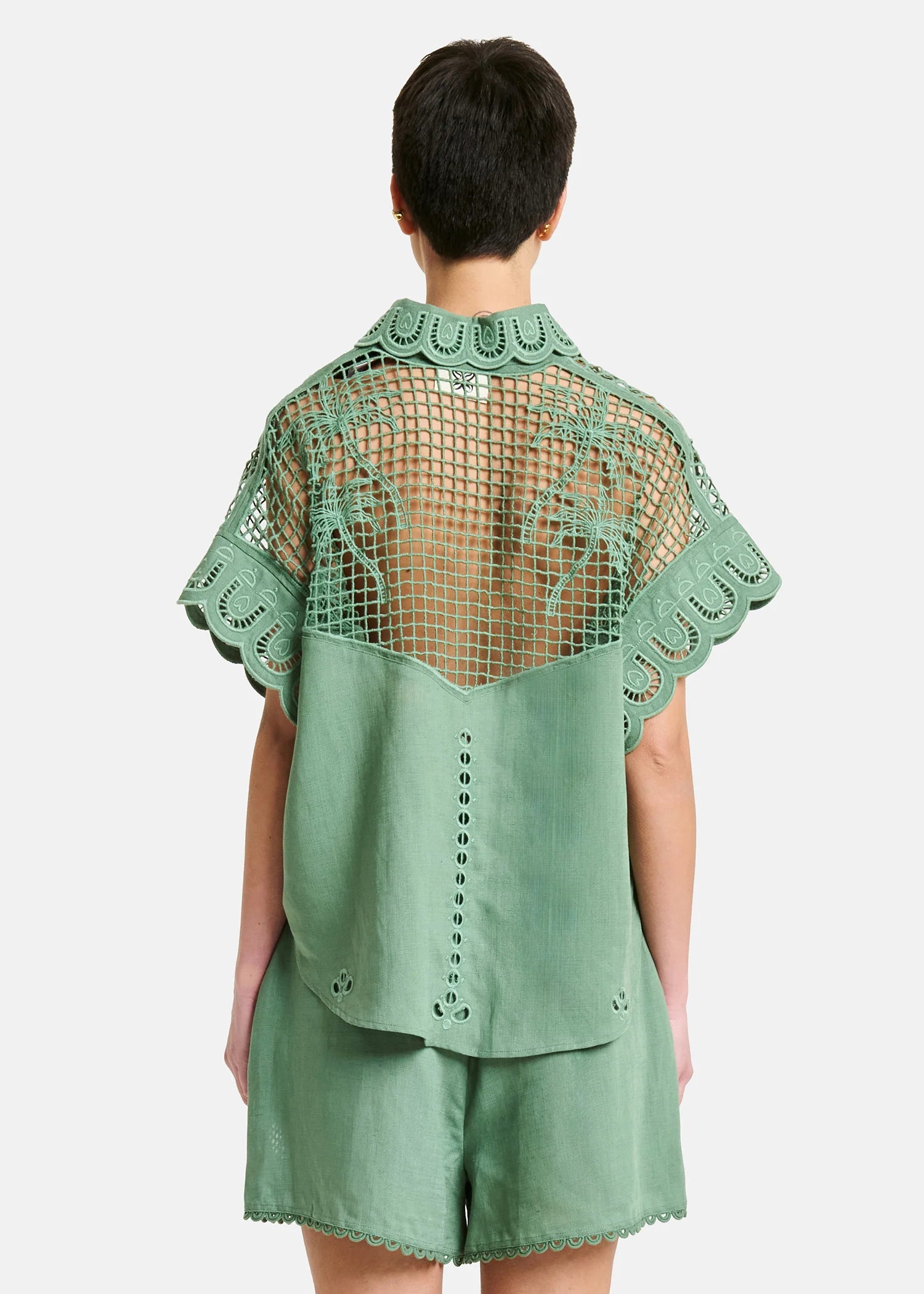 Amosa Camicia trasparenze