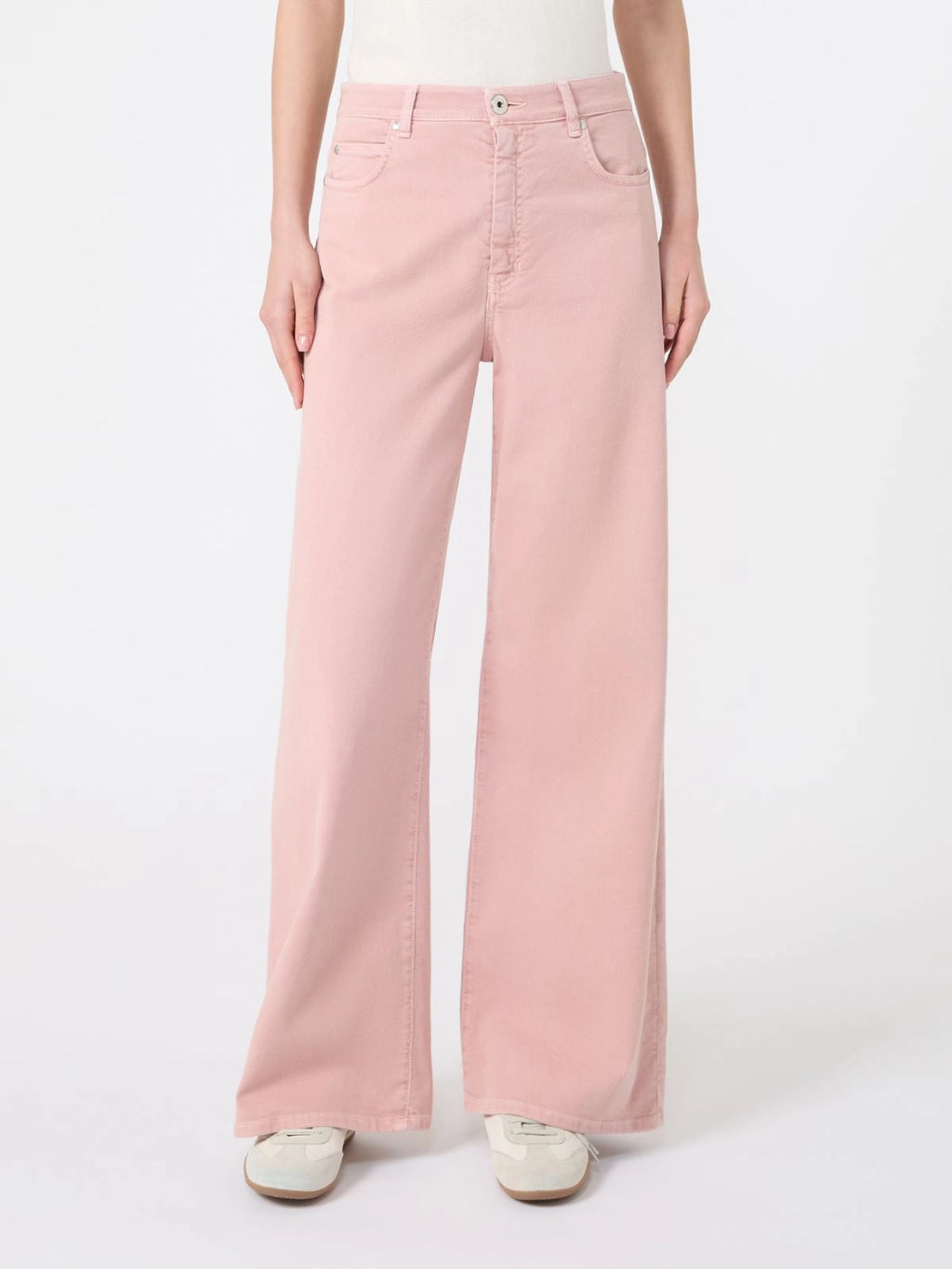 Weekend pantalone wide leg rosa