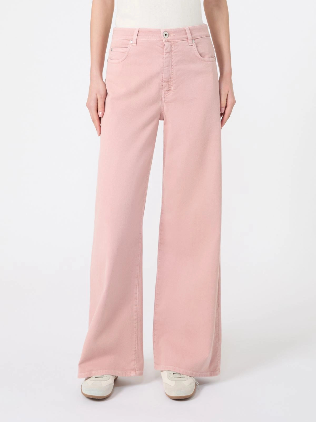 Weekend pantalone wide leg rosa
