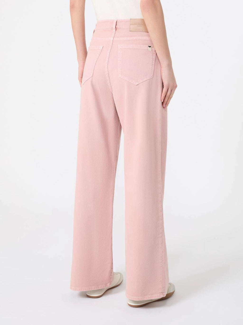Weekend pantalone wide leg rosa