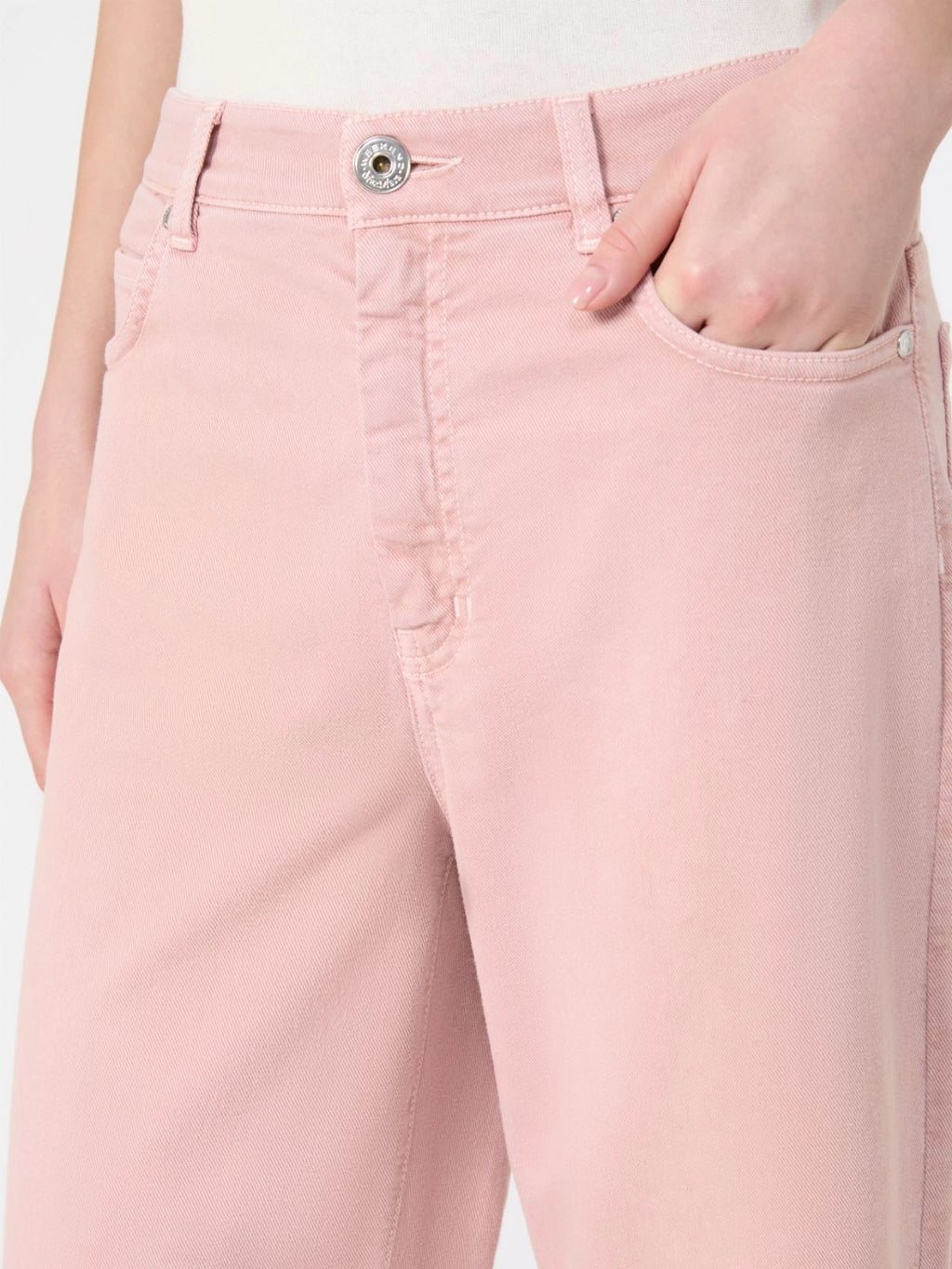 Weekend pantalone wide leg rosa