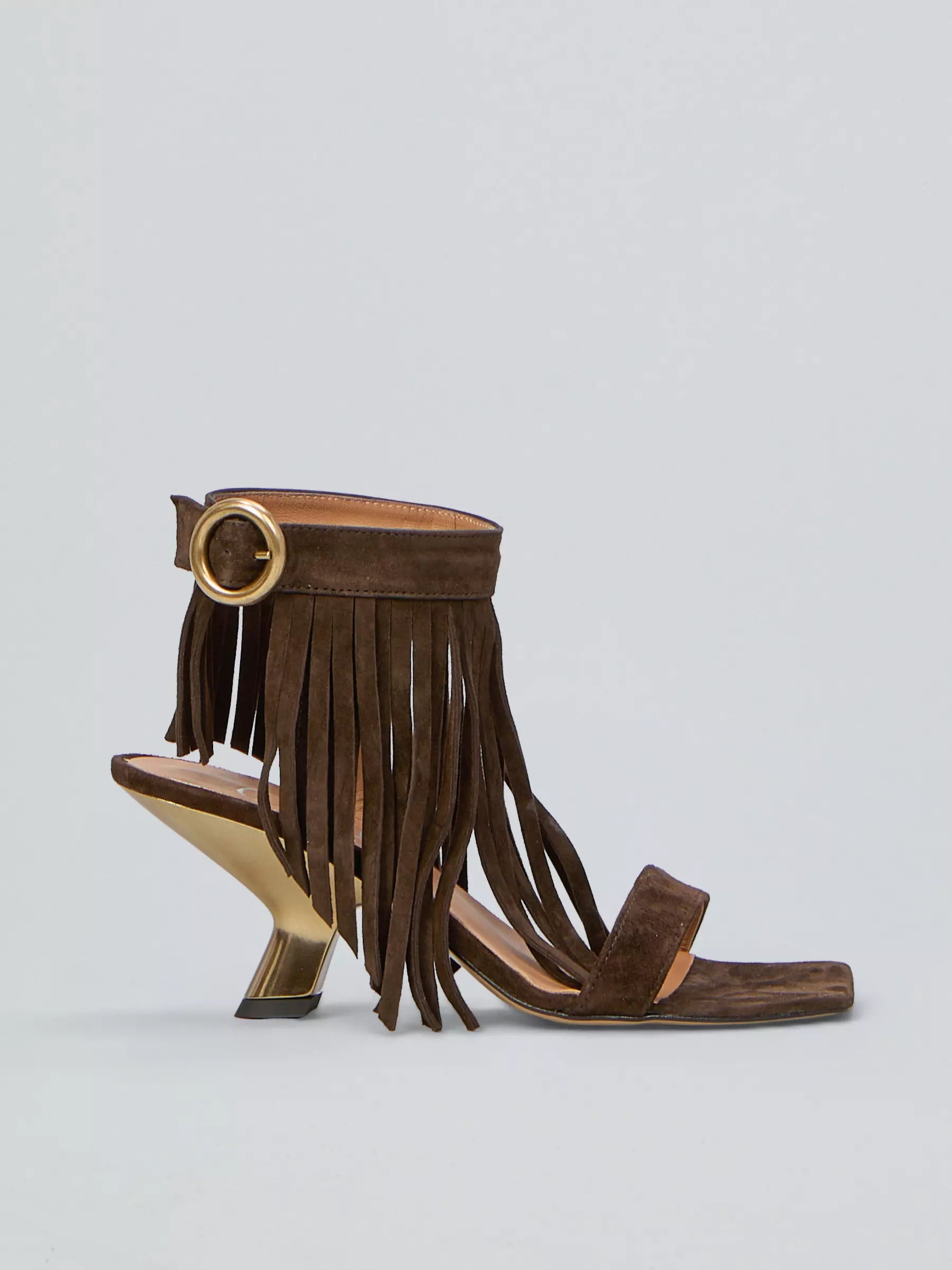 Ovyè sandalo con frange